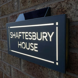 Solar House Sign 4, L.E.D Illuminated House Plaque